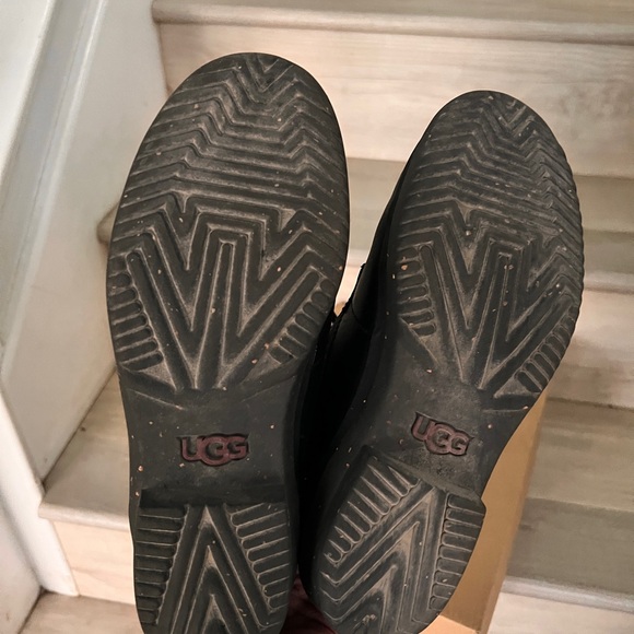 UGG Women's Kesey Black and Gray Combat Boots Size 7 - Picture 7 of 7